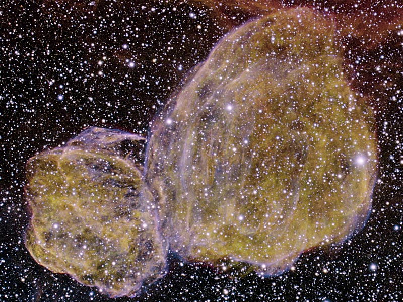 Double Supernova Remnants DEM L316