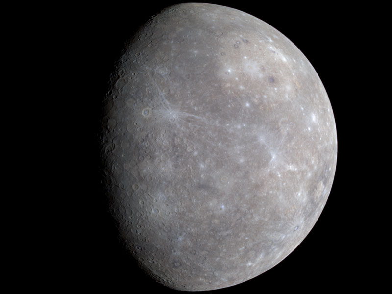 Mercury in Accentuated Color