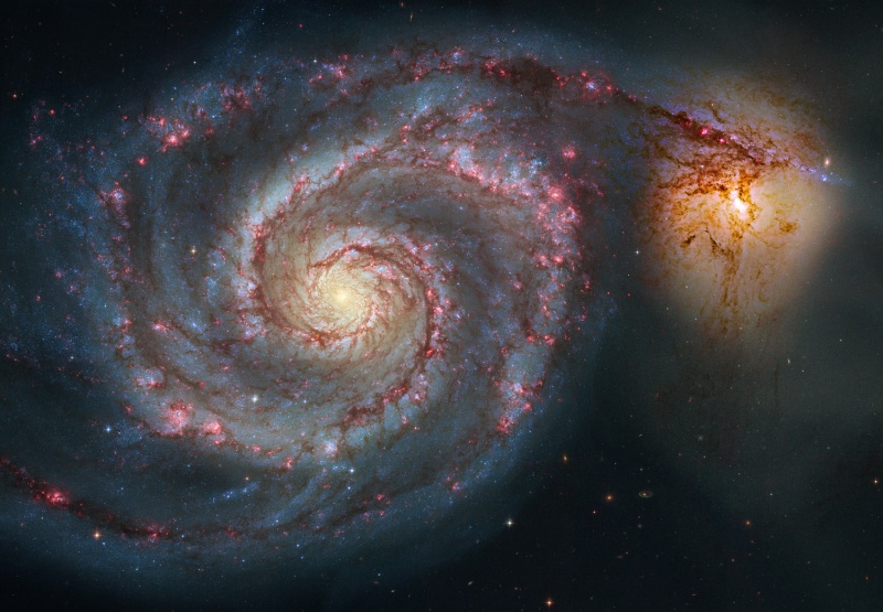 M51: Хаббл-ремикс