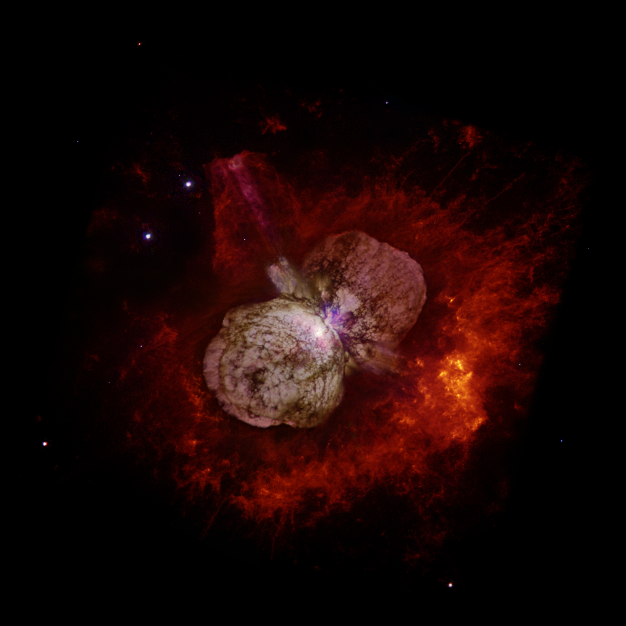 APOD: 2008 June 17- Eta Carinae and the Homunculus Nebula