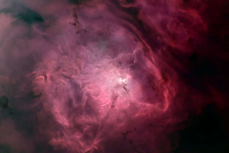 Gas and Dust of the Lagoon Nebula