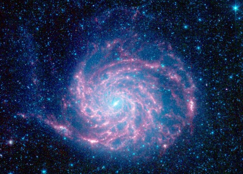 M101 в телескоп Спицера