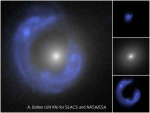 SDSSJ1430: галактика и кольцо Эйнштейна