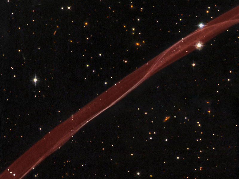 SN 1006: A Supernova Ribbon from Hubble