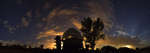 Лунные лучи над Бюраканской обсерваторией