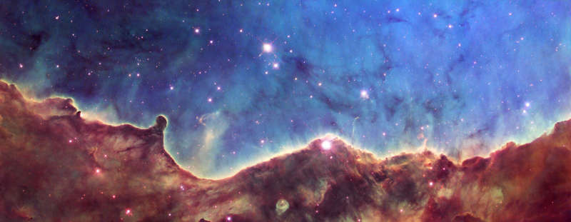 Dust Mountains in the Carina Nebula