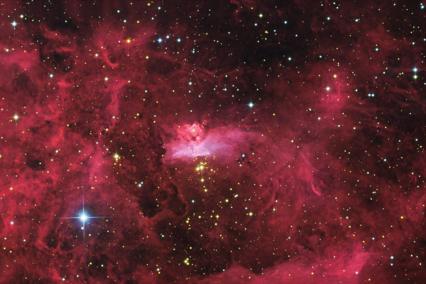 Массивные звезды в NGC 6357