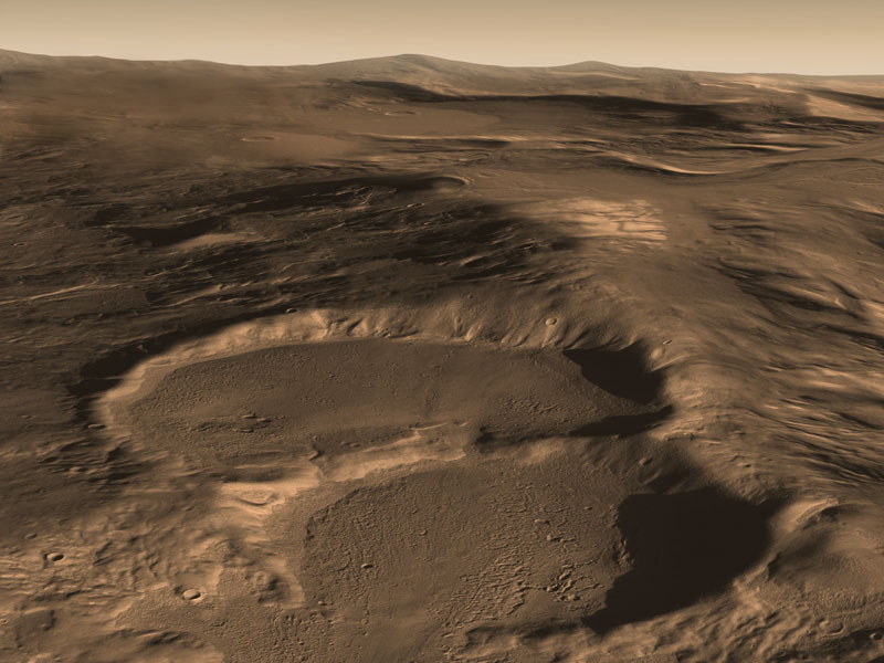 Radar Indicates Buried Glaciers on Mars