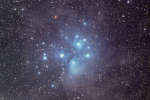 M45: звездное скопление Плеяды