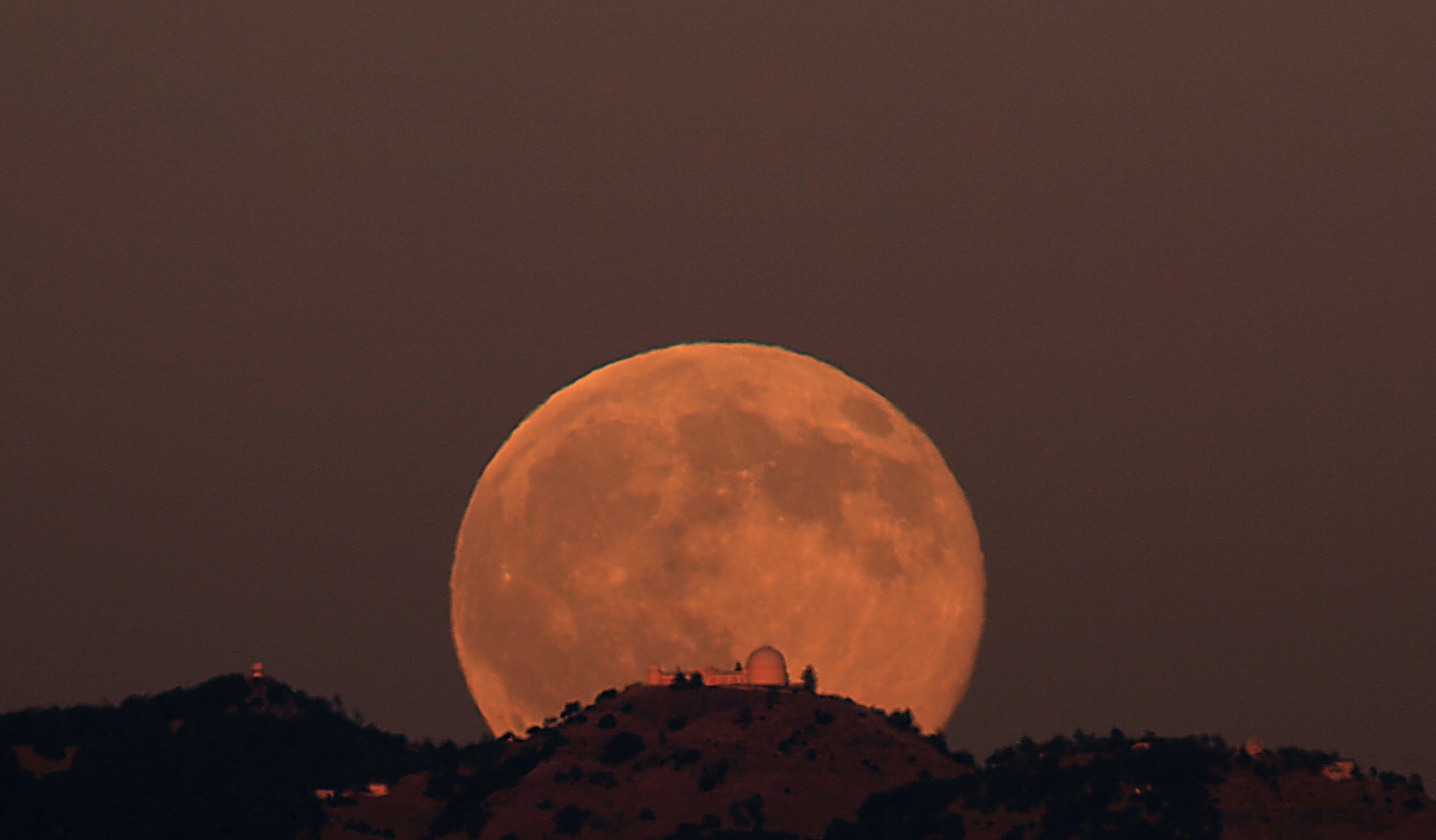 Lick Observatory Moonrise