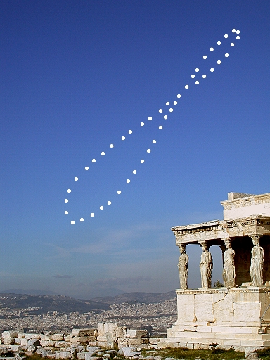 Analemma Over the Porch of Maidens