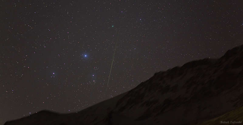 Комета и метеор