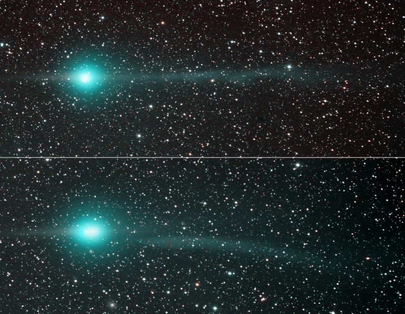 Хвосты кометы Лулинь