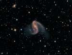 NGC 2442: galaktika v Letuchei Rybe