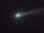 Комета Лулинь и далекие галактики