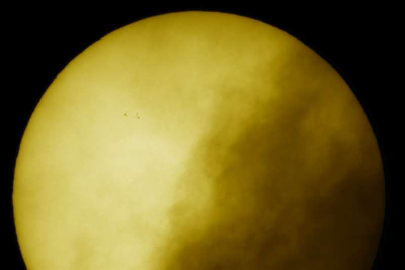 Sunspots on a Cloudy Day
