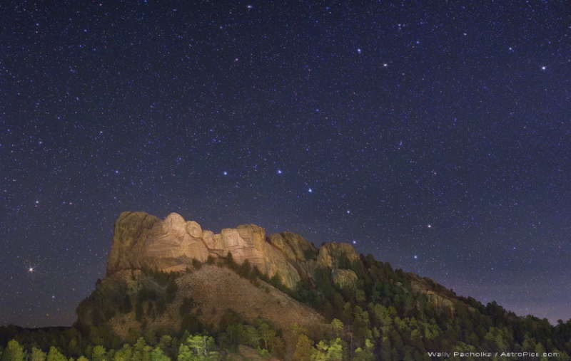 Mount Rushmore s Starry Night