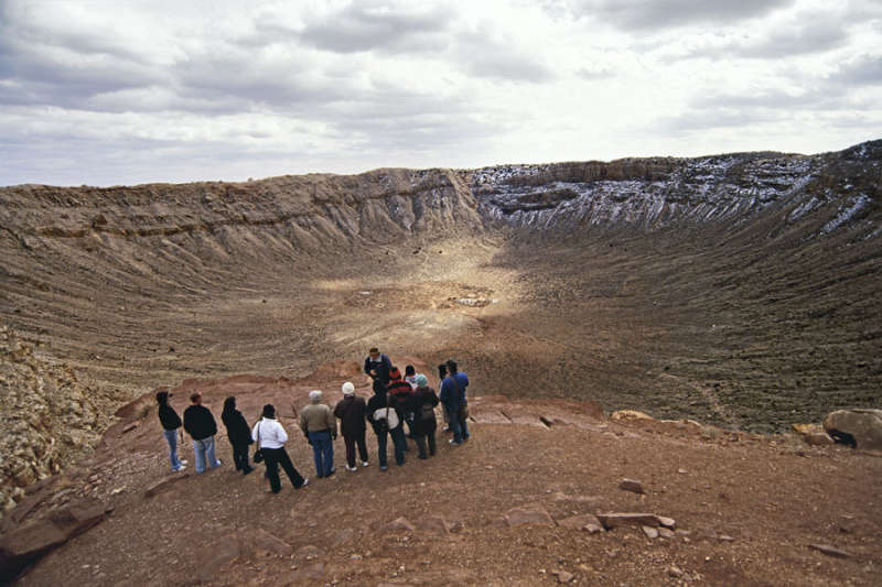 Inside Barringer Meteor Crater