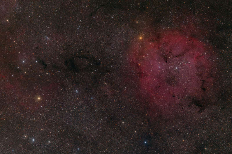 IC 1396 and Surrounding Starfield