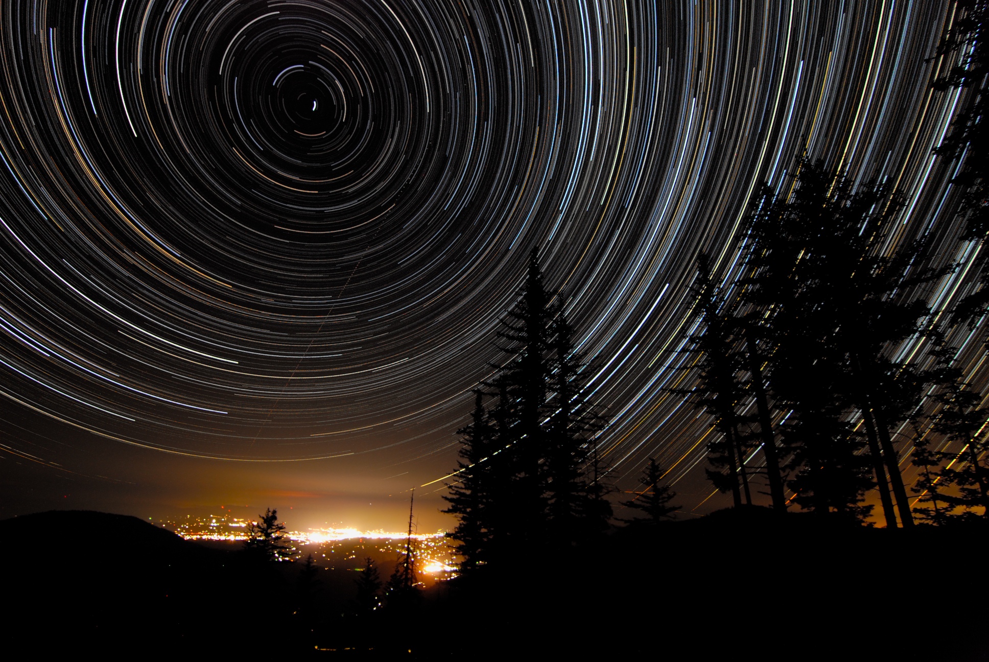 Star Trails Over Oregon
