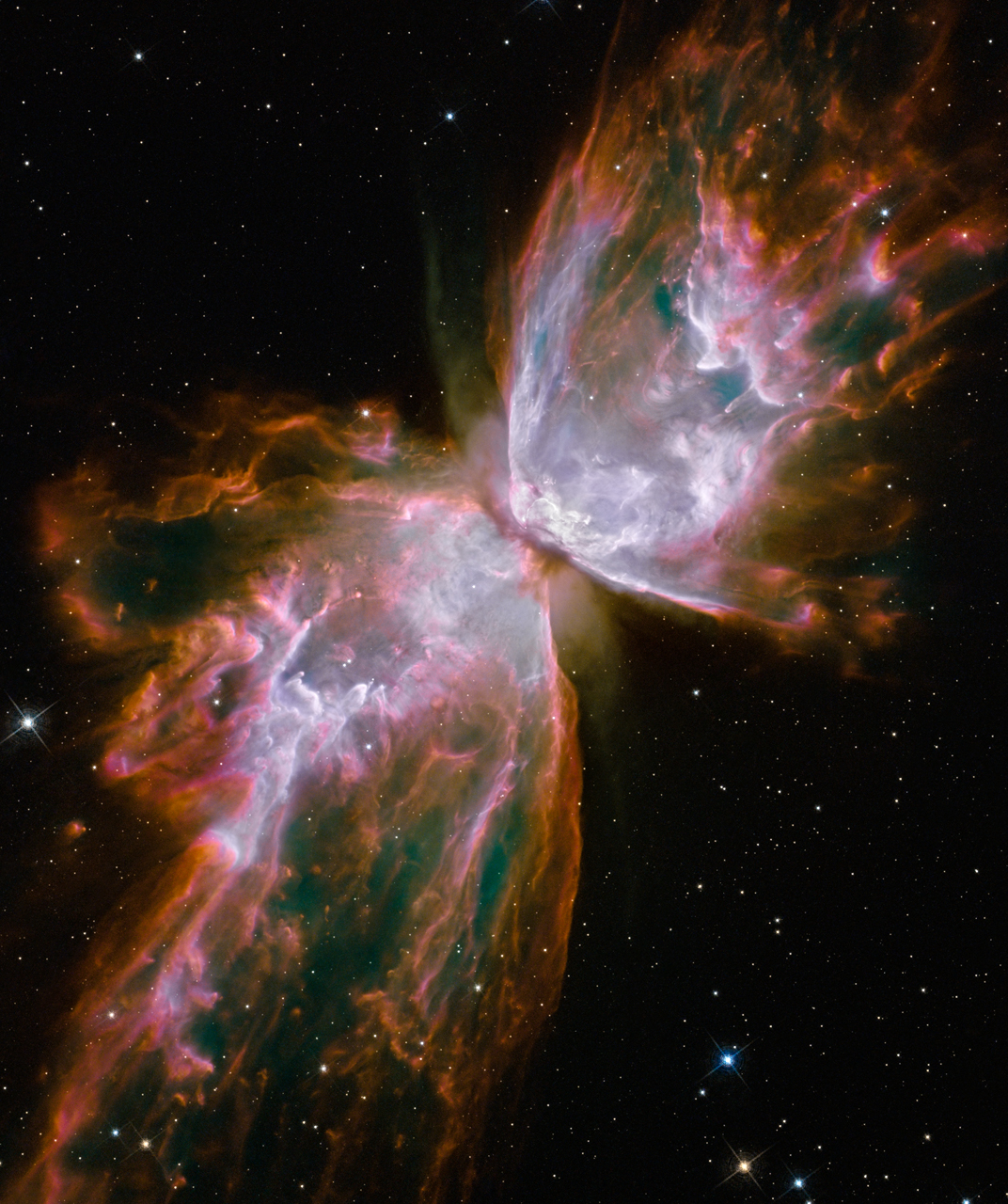 The Butterfly Nebula from Upgraded Hubble