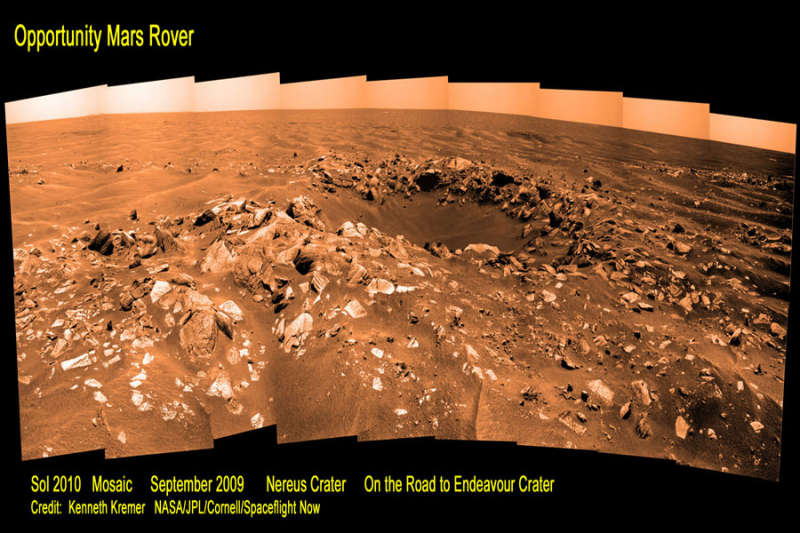 Nereus Crater on Mars