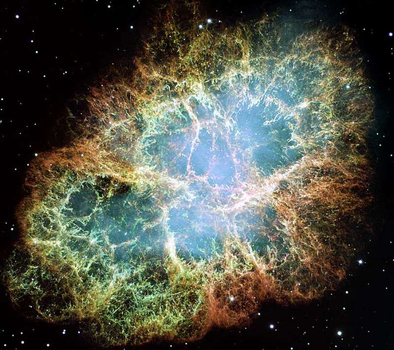 M1: Крабовидная туманность в телескоп им. Хаббла