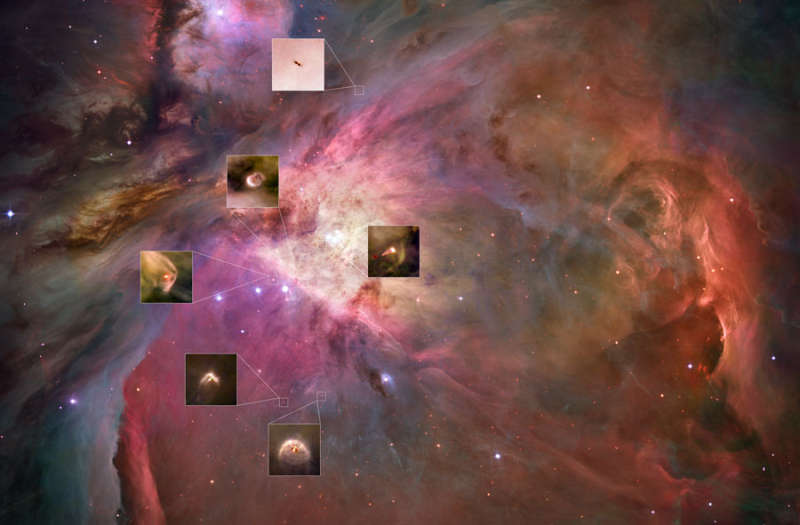 Planetary Systems Now Forming in Orion