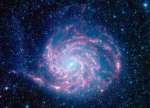 M101 в телескоп Спитцера