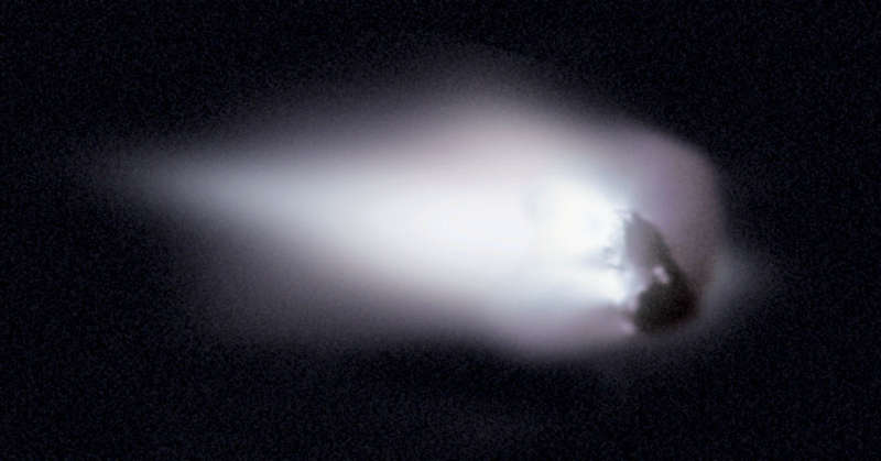 Comet Halleys Nucleus: An Orbiting Iceberg
