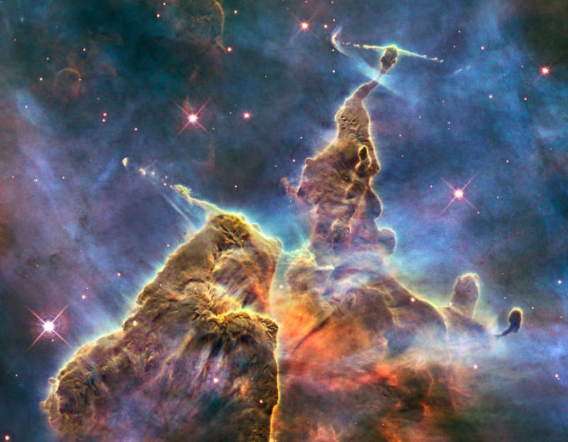 Dust Pillar of the Carina Nebula