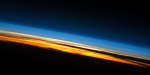 Закат на Международной Космической Станции.