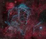 Остаток сверхновой в созвездии Паруса