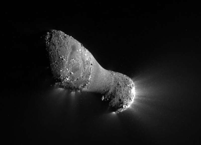 700 Kilometers Below Comet Hartley 2