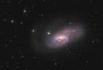 Spiral'naya galaktika M66