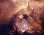 Массивная звезда в NGC 6357