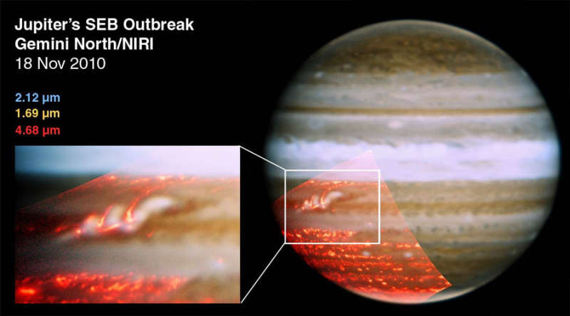 Dark Belt Reappearing on Jupiter
