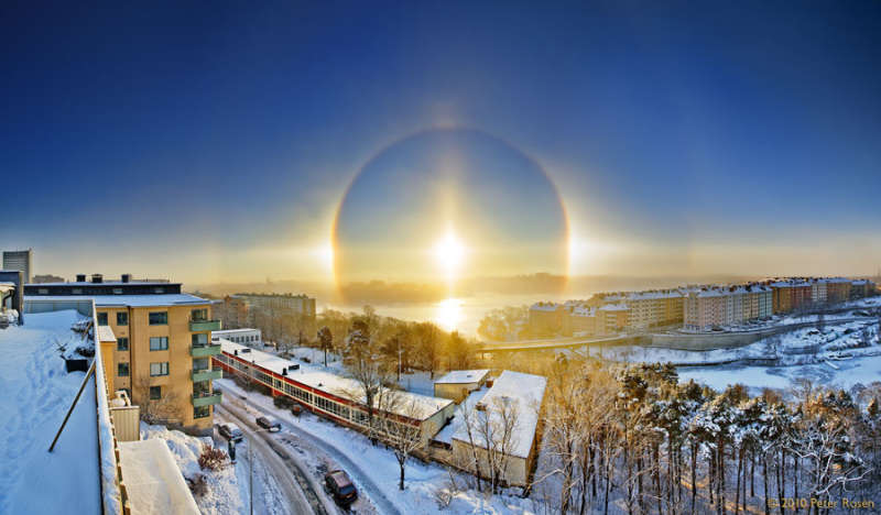 A Sun Halo Beyond Stockholm