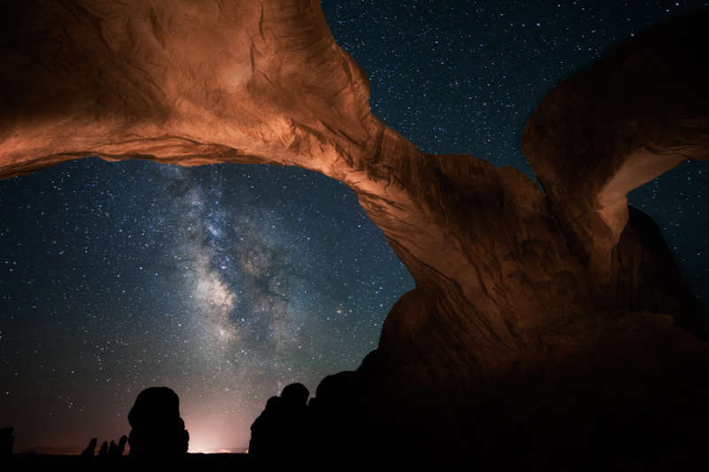 Three Arches Above Utah