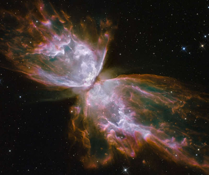 The Butterfly Nebula from Hubble