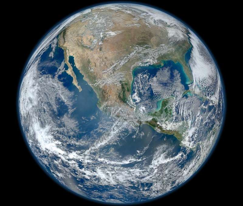 Blue Marble Earth from Suomi NPP