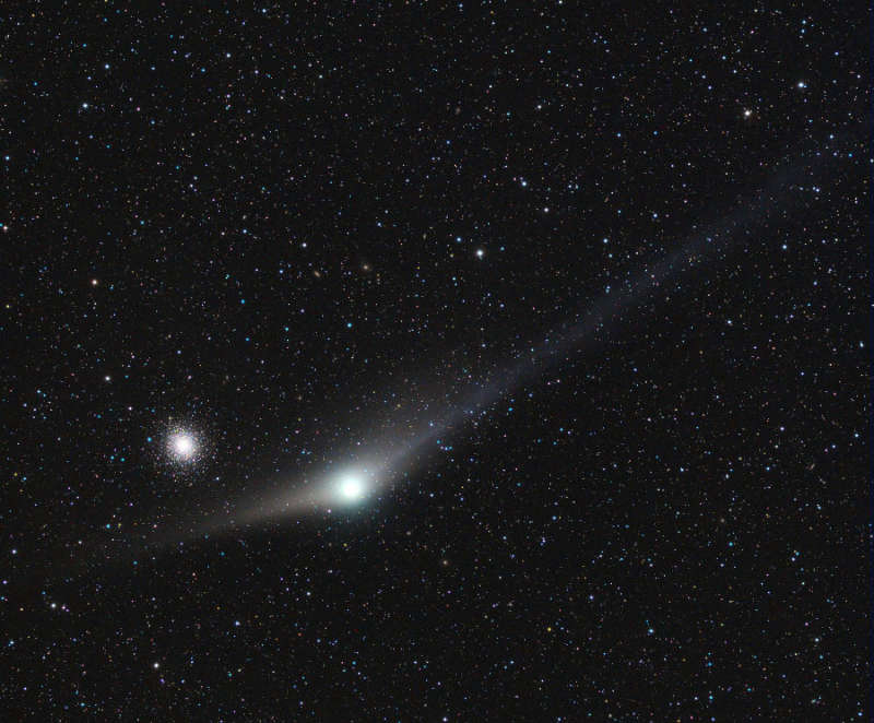 Комета Гаррадда и M92