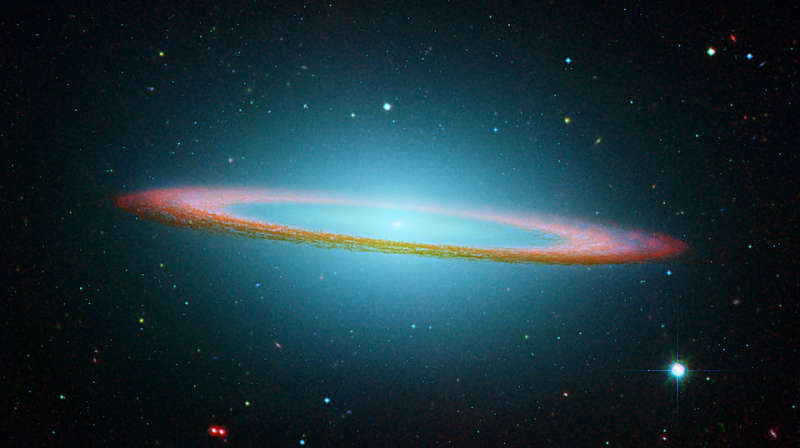 The Sombrero Galaxy in Infrared