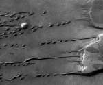 Песчаные барханы на Марсе