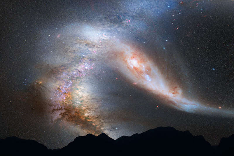 Гибель Млечного Пути: надвигающееся столкновение с галактикой Андромеды