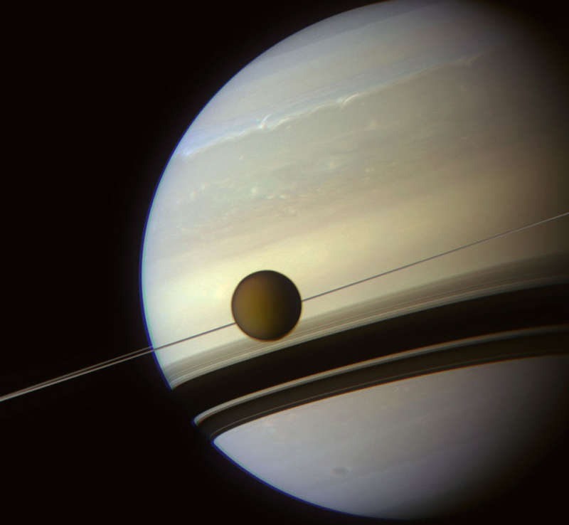 In the Shadow of Saturns Rings
