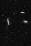Приливной хвост галактики NGC 3628