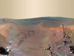 Панорама Марса с горы Грили