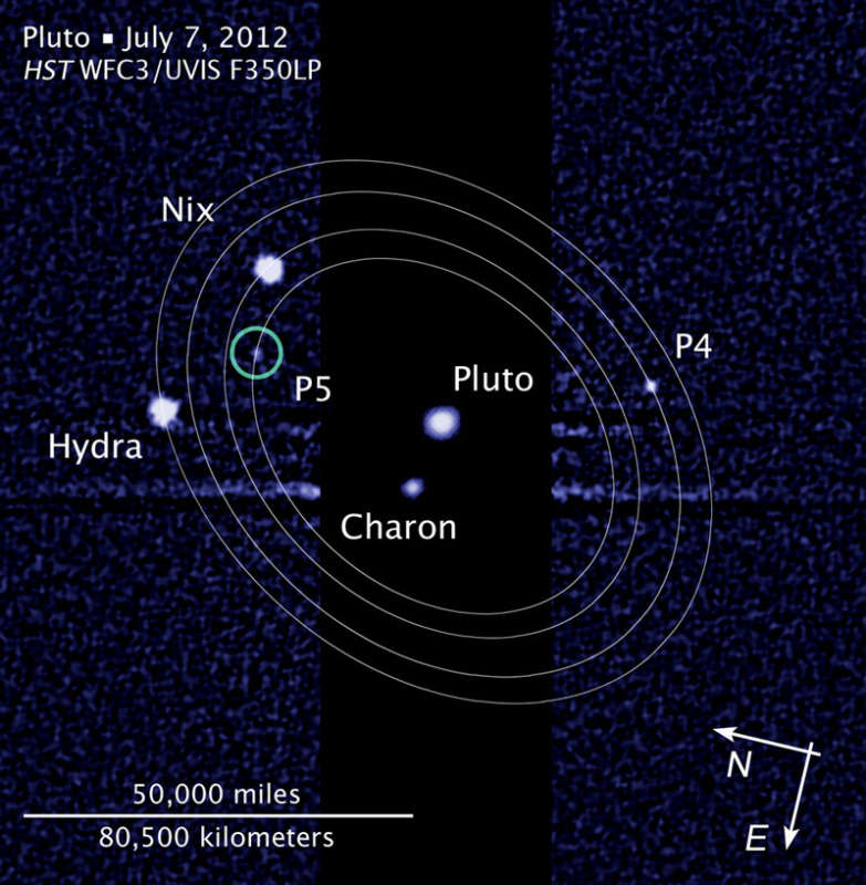 Fifth Moon Discovered Orbiting Pluto
