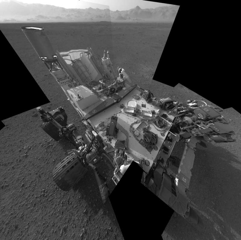 Curiosity on Mars: Still Life with Rover